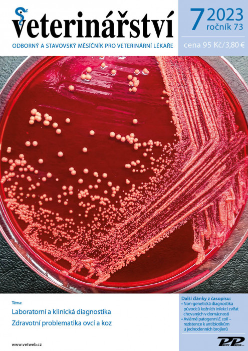 Obálka titulu Veterinářství - vydání č. 7/2023