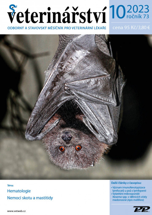 Obálka titulu Veterinářství - vydání č. 10/2023