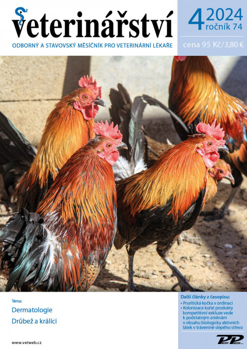 Obálka titulu Veterinářství - vydání č. 4/2024