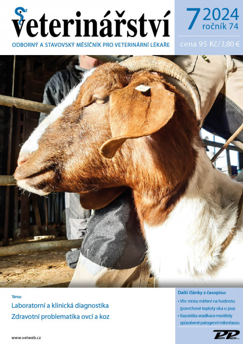 Obálka titulu Veterinářství - vydání č. 7/2024