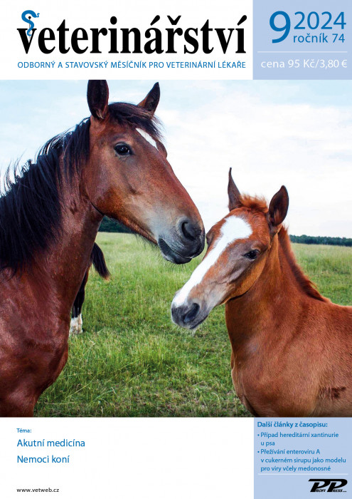 Obálka titulu Veterinářství - vydání č. 9/2024