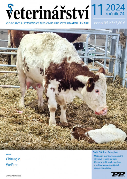 Obálka titulu Veterinářství - vydání č. 11/2024