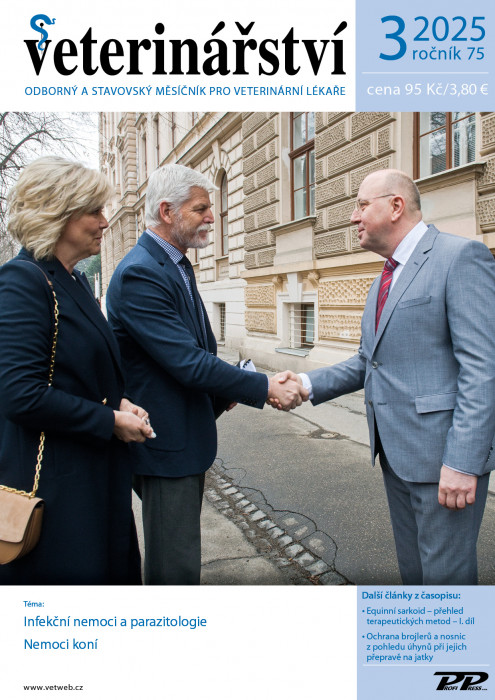 Obálka titulu Veterinářství - vydání č. 3/2025