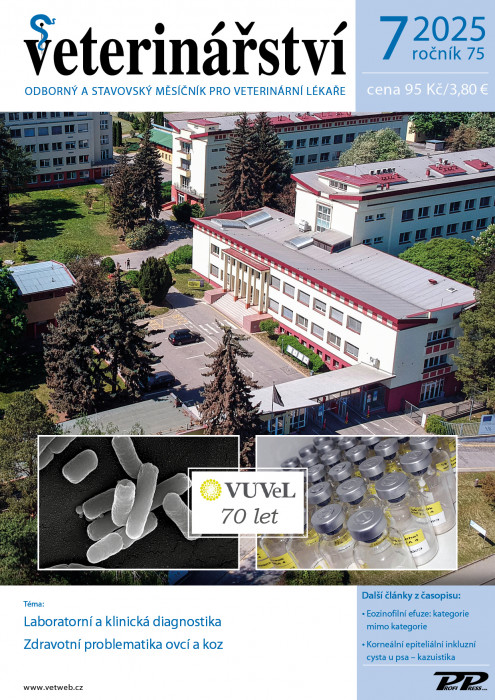 Obálka titulu Veterinářství - vydání č. 7/2025
