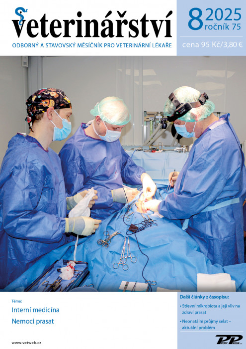 Obálka titulu Veterinářství - vydání č. 8/2025