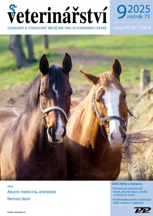 Obálka titulu Veterinářství - vydání č. 9/2025