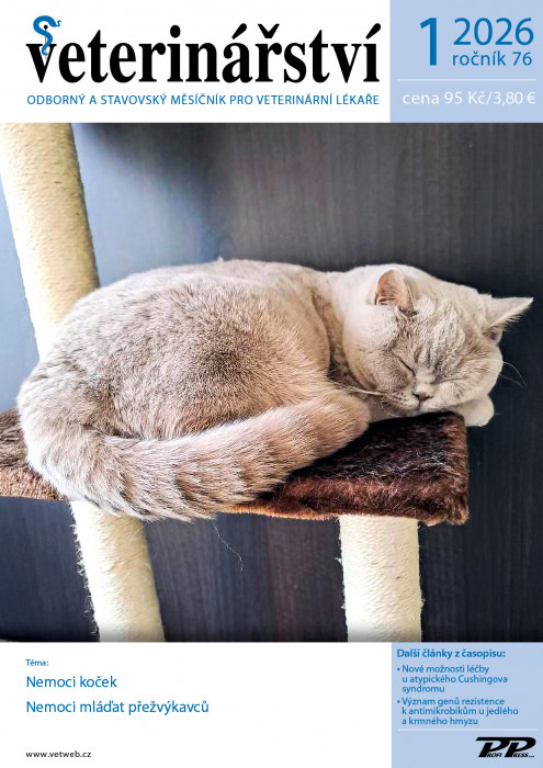 Obálka časopisu Veterinářství