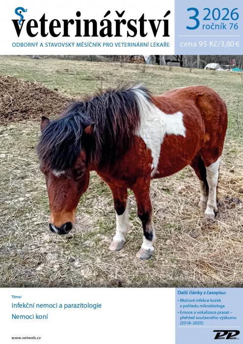Obálka časopisu Veterinářství