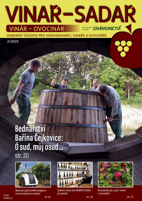 Obálka titulu Vinař - Sadař - vydání č. 2/2025