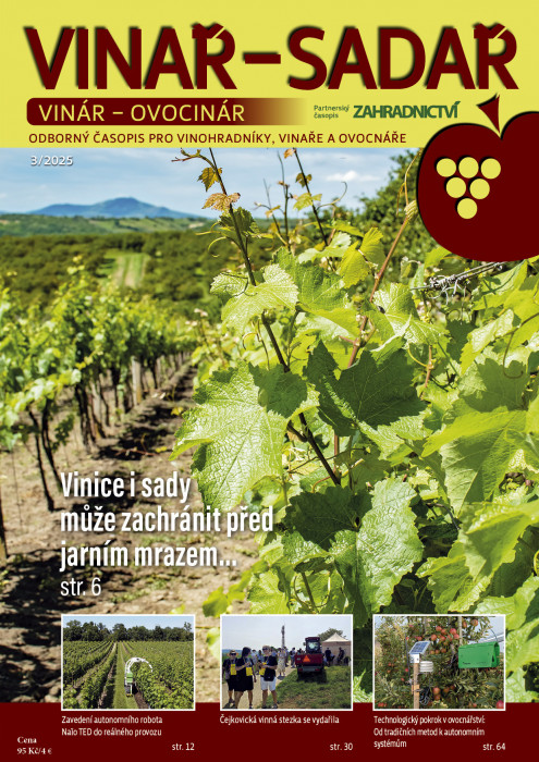 Obálka titulu Vinař - Sadař - vydání č. 3/2025