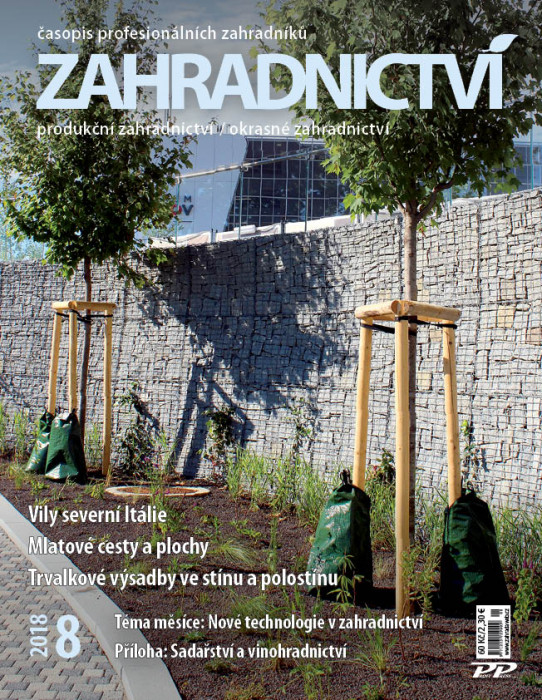 Obálka titulu Zahradnictví/Vinař - Sadař - vydání č. 8/2018