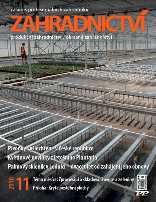 Obálka titulu Zahradnictví/Vinař - Sadař - vydání č. 11/2018