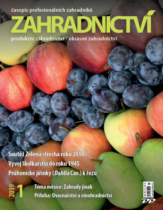 Obálka titulu Zahradnictví/Vinař - Sadař - vydání č. 1/2019