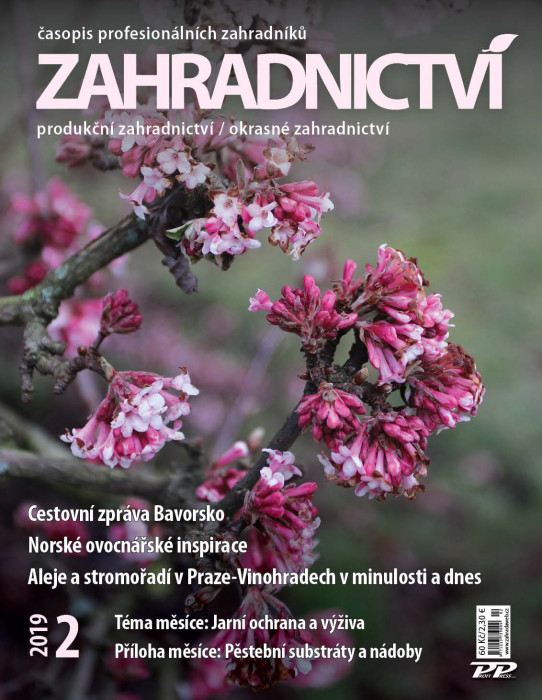 Obálka titulu Zahradnictví/Vinař - Sadař - vydání č. 2/2019