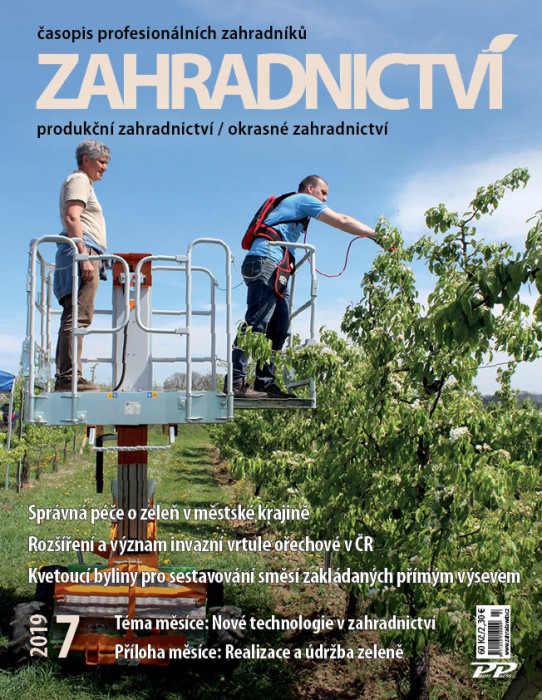 Obálka titulu Zahradnictví/Vinař - Sadař - vydání č. 7/2019
