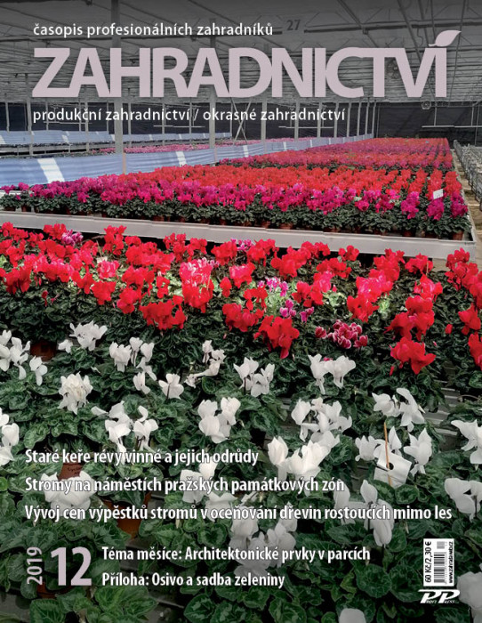 Obálka titulu Zahradnictví/Vinař - Sadař - vydání č. 12/2019