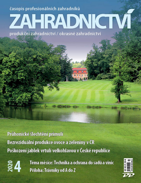 Obálka titulu Zahradnictví/Vinař - Sadař - vydání č. 4/2020