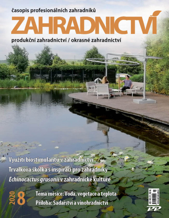 Obálka titulu Zahradnictví/Vinař - Sadař - vydání č. 8/2020