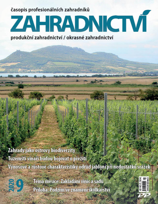 Obálka titulu Zahradnictví/Vinař - Sadař - vydání č. 9/2020