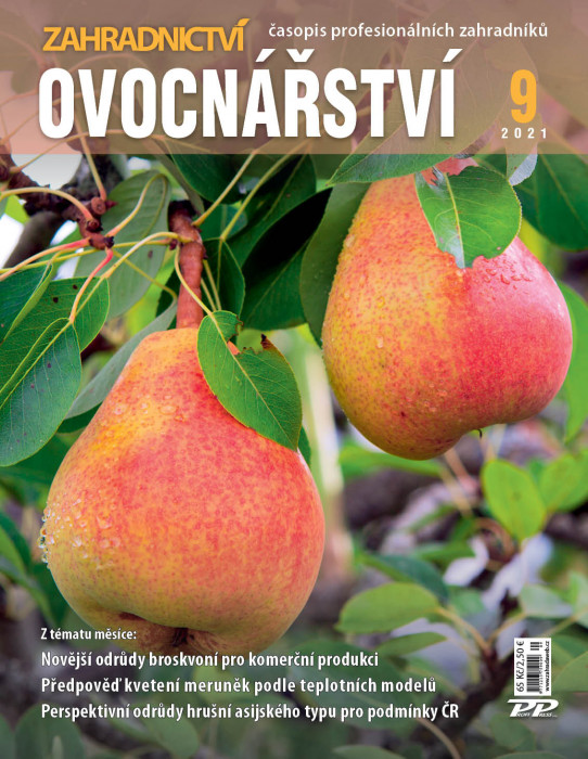 Obálka titulu Zahradnictví/Vinař - Sadař - vydání č. 9/2021