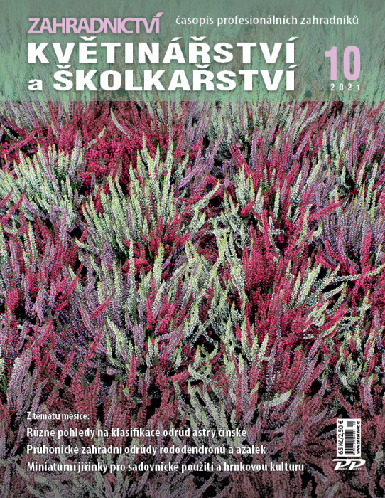 Obálka titulu Zahradnictví/Vinař - Sadař - vydání č. 10/2021
