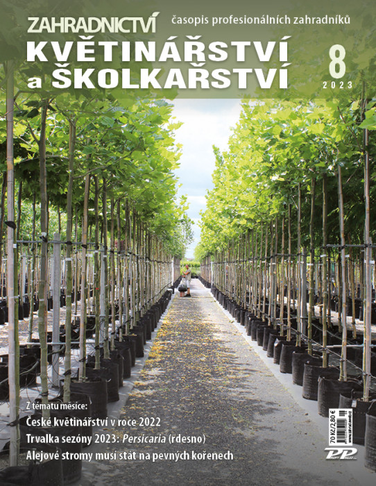 Obálka titulu Zahradnictví/Vinař - Sadař - vydání č. 8/2023