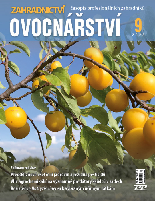 Obálka titulu Zahradnictví/Vinař - Sadař - vydání č. 9/2023