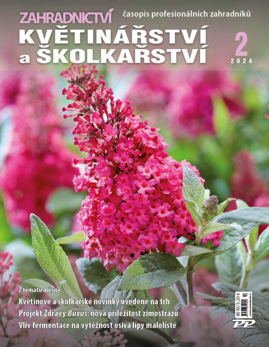 Obálka titulu Zahradnictví/Vinař - Sadař - vydání č. 2/2024