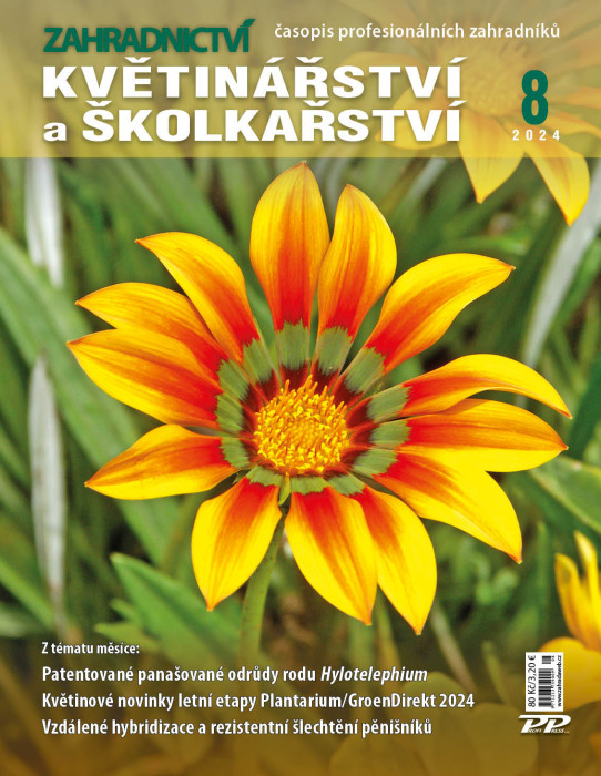 Obálka titulu Zahradnictví/Vinař - Sadař - vydání č. 8/2024