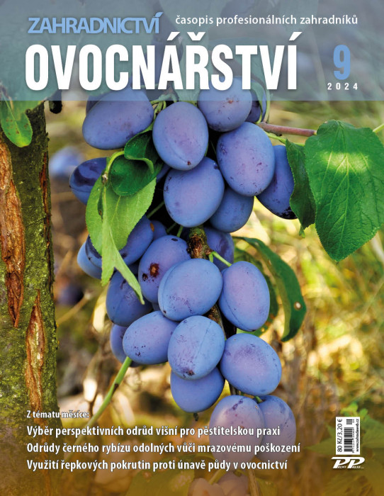 Obálka titulu Zahradnictví/Vinař - Sadař - vydání č. 9/2024