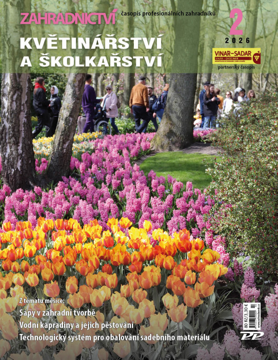 Obálka časopisu Zahradnictví