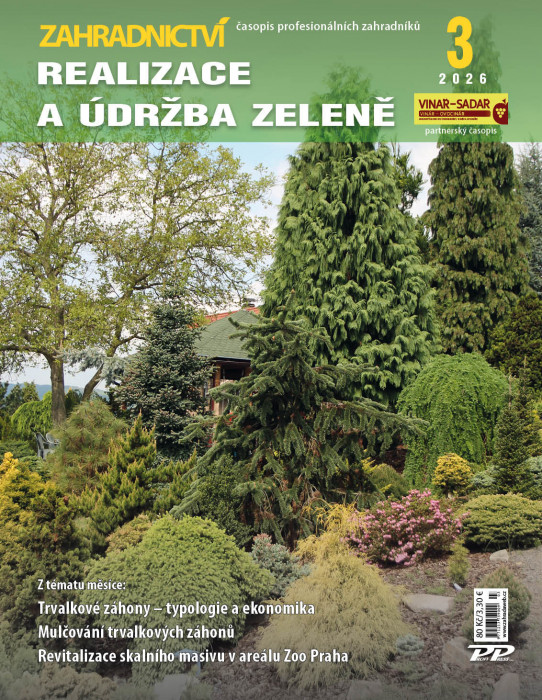 Obálka časopisu Zahradnictví
