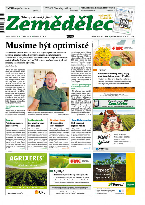 Obálka titulu Zemědělec